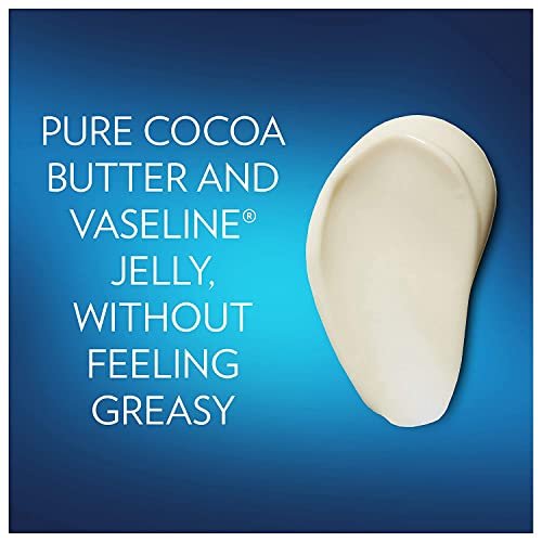 Vaseline Cocoa Radiant Spray 2-Pack + Lip Therapy Cocoa Butter Lip Balm – 3 Piece Set for Dry Skin Avelisse