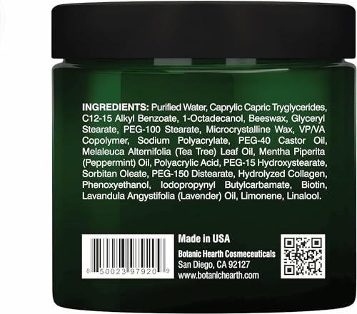 Botanic Hearth Tea Tree Shaping Cream – Hair Styling Cream with Collagen & Biotin for Strong, Flexible Hold – 7 oz - görsel 12