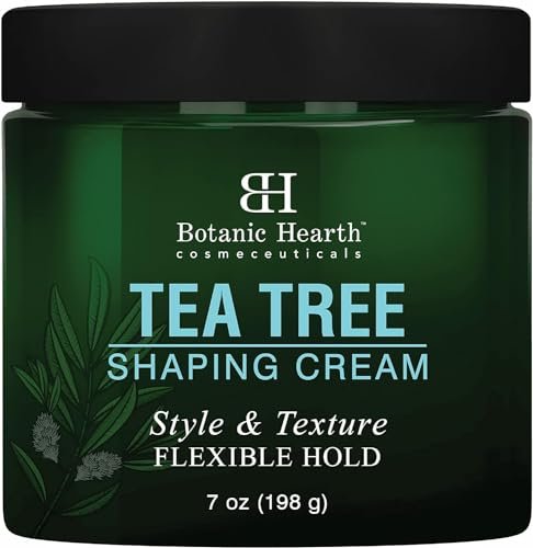 Botanic Hearth Tea Tree Shaping Cream – Hair Styling Cream with Collagen & Biotin for Strong, Flexible Hold – 7 oz - görsel 2