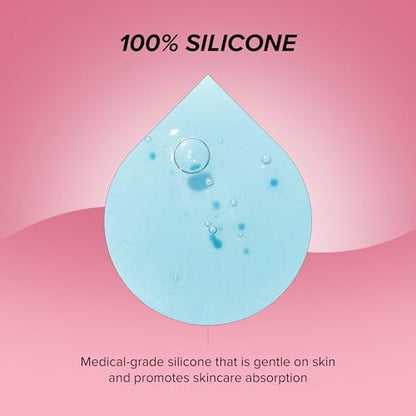 SKIN GYM Reusable Silicone Eye Mask – Medical Grade Under Eye Patches for Hydration & Skincare, Boost Serum Absorption (Pink, 1 Pack) Avelisse