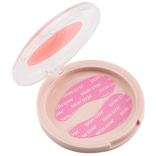 SKIN GYM Reusable Silicone Eye Mask – Medical Grade Under Eye Patches for Hydration & Skincare, Boost Serum Absorption (Pink, 1 Pack) Avelisse