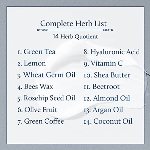 Blue Nectar Green Tea Face Moisturizer for Oily Skin with Vitamin C, Rosehip Oil & 14 Ayurvedic Herbs - 3.38 Fl Oz - görsel 12