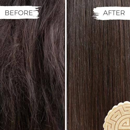 Viori Hidden Waterfall Shampoo and Conditioner Bar Set with Bamboo Holder – Rice Water for Hair Growth, Sulfate-Free Solid Bars Avelisse