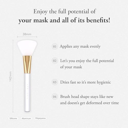 APRILSKIN Jelly Brush - Silicone Face Mask Applicator for Even Coverage, All Skin Types, K-Beauty Accessory - görsel 4