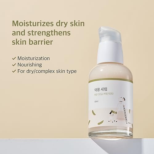 ROUND LAB Soybean Serum (Unscented) | Rejuvenating & Nourishing Serum with Deep Nutrition, Hydration Locking, Unscented for Sensitive Skin (1.69 fl oz) - görsel 4