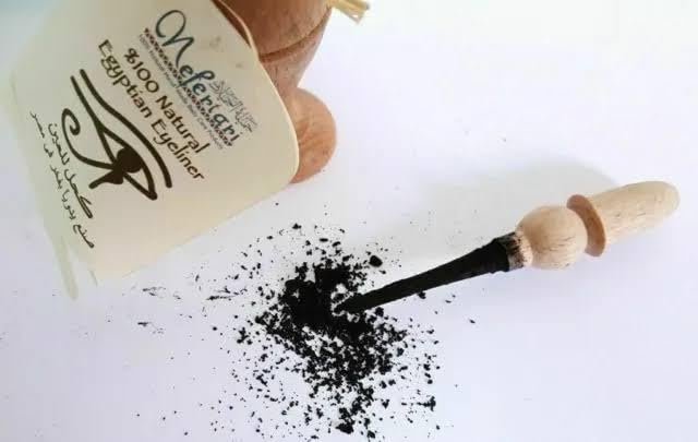 Nefertari 100% Natural Egyptian Eyeliner Powder - Handmade Black Kohl, 1.59 oz Avelisse