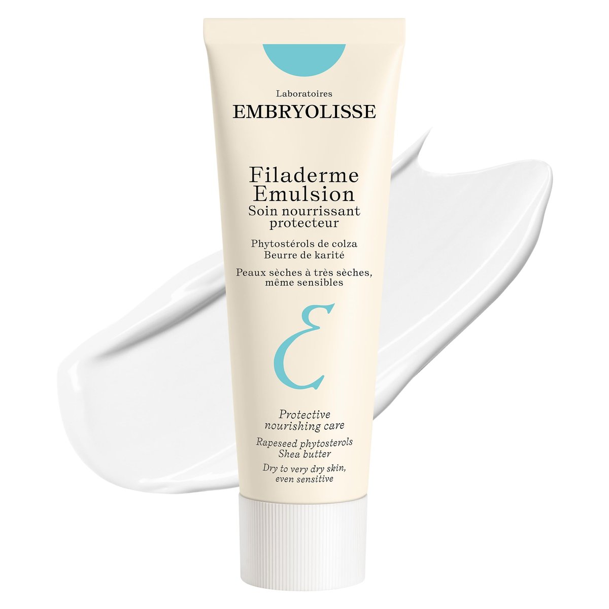 Embryolisse Filaderme Emulsion Face Moisturizer – Intensive Repair for Dry Skin with Aloe Vera & Shea Butter, 2.54 Fl Oz Avelisse