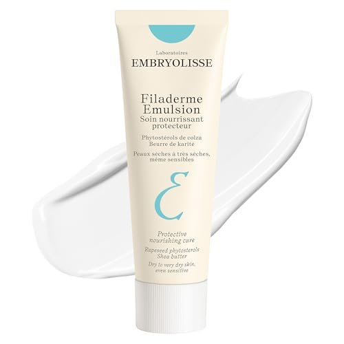 Embryolisse Filaderme Emulsion Face Moisturizer – Intensive Repair for Dry Skin with Aloe Vera & Shea Butter, 2.54 Fl Oz Avelisse