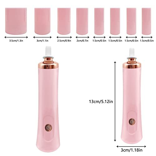 ZLMONDEE Pink Electric Nail Lacquer Shaker - Handsfree Glue Shaker for Eyelash Extensions & Nail Polish - görsel 18