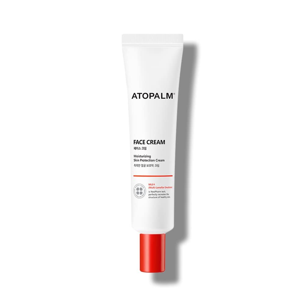 ATOPALM Daily Hydrating Facial Moisturizer - Low pH Skin Barrier Cream with Vitamin E & B5 for Sensitive Skin, 1.1 fl oz (35ml) Avelisse