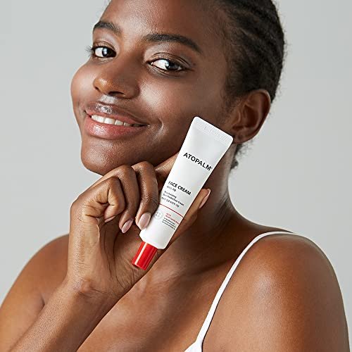 ATOPALM Daily Hydrating Facial Moisturizer - Low pH Skin Barrier Cream with Vitamin E & B5 for Sensitive Skin, 1.1 fl oz (35ml) Avelisse
