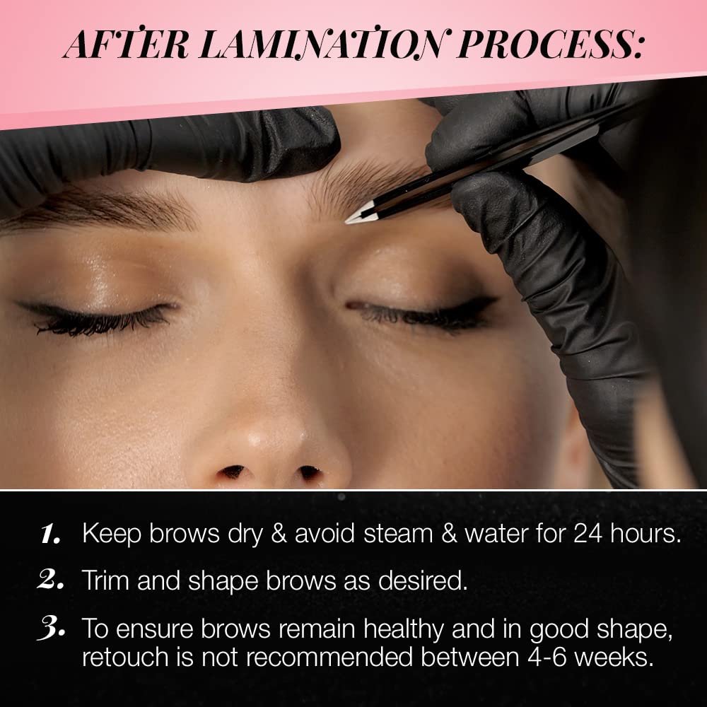 Ardell Brow Lamination Kit – Lift, Shape & Define Brows, Waterproof, Brown, 1-Pack - görsel 14