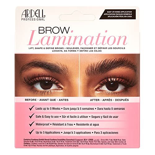 Ardell Brow Lamination Kit – Lift, Shape & Define Brows, Waterproof, Brown, 1-Pack - görsel 1