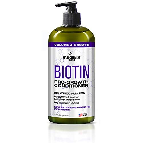 Hair Chemist Pro-Growth Shampoo & Conditioner Set with Biotin - 33.8 oz Each Avelisse