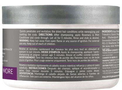 Design Essentials Rosemary & Mint Stimulating Super Moisturizing Conditioner for Dry, Thick, or Brittle Hair - Sulfate-Free, 11 oz