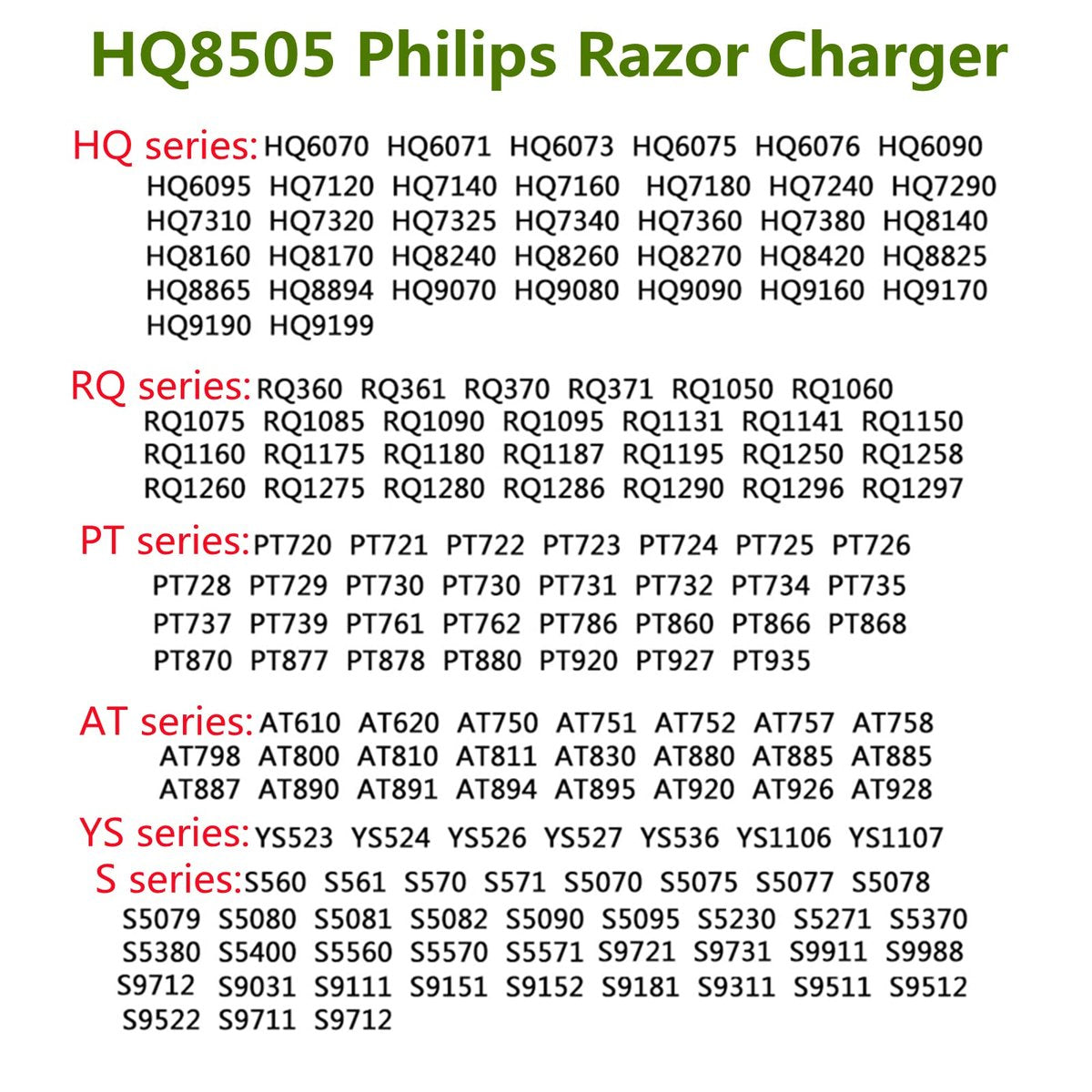 HQ8505 Shaver Charger Cable 15V AC Adapter Power Supply Charging Cord for Philips Norelco S7000 S5000 S3000 Series, MG5750 MG7790 Electric Shaver Razor Beard Trimmer – 3.3FT - görsel 13