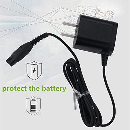 HQ8505 Shaver Charger Cable 15V AC Adapter Power Supply Charging Cord for Philips Norelco S7000 S5000 S3000 Series, MG5750 MG7790 Electric Shaver Razor Beard Trimmer – 3.3FT