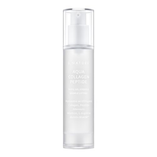 S.NATURE Aqua Collagen Peptide Triple Gel Essence - Firming & Hydrating Face Essence with 8 Hyaluronic Acids, Adenosine, Oil-Free Korean Skincare (1.69 Fl Oz) Avelisse