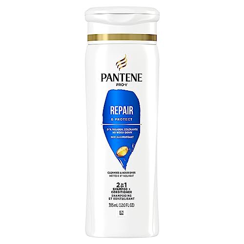 Pantene 2 in 1 Repair & Protect Shampoo & Conditioner, 12 Fl Oz - görsel 4