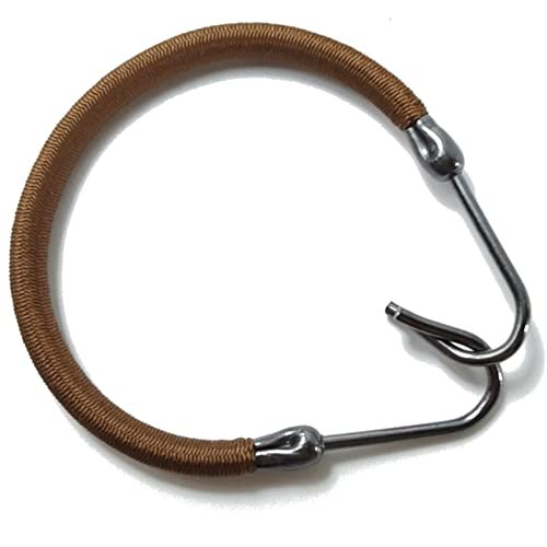 NSBELL 36-Pack Elastic Hair Ties – Ponytail Holders with Hooks for Thin, Thick, Fine Hair – Black, Coffee, Apricot - görsel 8