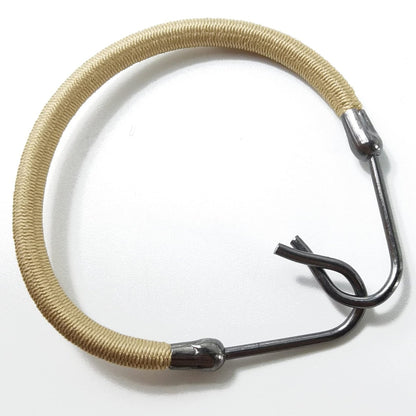 NSBELL 40-Piece Ponytail Hooks & Elastic Hair Ties – Black & Apricot Rubber Bands for Styling Avelisse