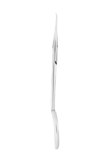 Staleks Exclusive 21 Type 1 Hook-shaped Blade Cuticle Scissors (Magnolia) – Enhanced Visibility, Medium Handles