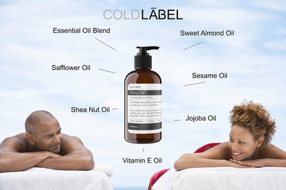COLDLABEL King Oil - Premium 8 Fl Oz Moisturizing Oil for Healthy Skin