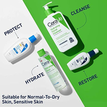CeraVe Hydrating Toner for Face – Non-Alcoholic with Hyaluronic Acid, Niacinamide, and Ceramides for Sensitive Dry Skin, Fragrance-Free, Non-Comedogenic, 6.8 Fl Oz Avelisse