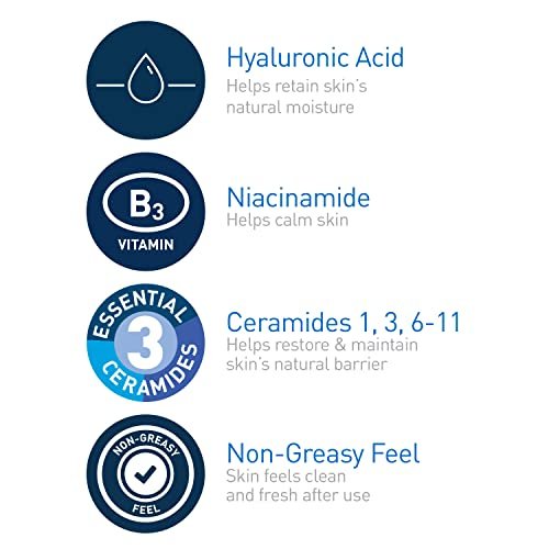 CeraVe Hydrating Toner for Face – Non-Alcoholic with Hyaluronic Acid, Niacinamide, and Ceramides for Sensitive Dry Skin, Fragrance-Free, Non-Comedogenic, 6.8 Fl Oz Avelisse