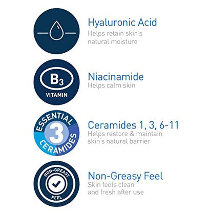 CeraVe Hydrating Toner for Face – Non-Alcoholic with Hyaluronic Acid, Niacinamide, and Ceramides for Sensitive Dry Skin, Fragrance-Free, Non-Comedogenic, 6.8 Fl Oz Avelisse