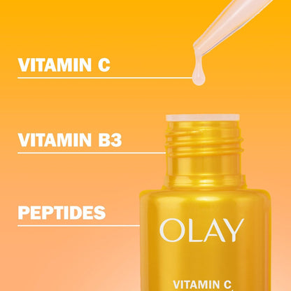Olay Vitamin C + Peptide 24 Serum – Brightening & Firming Face Serum, 40 mL