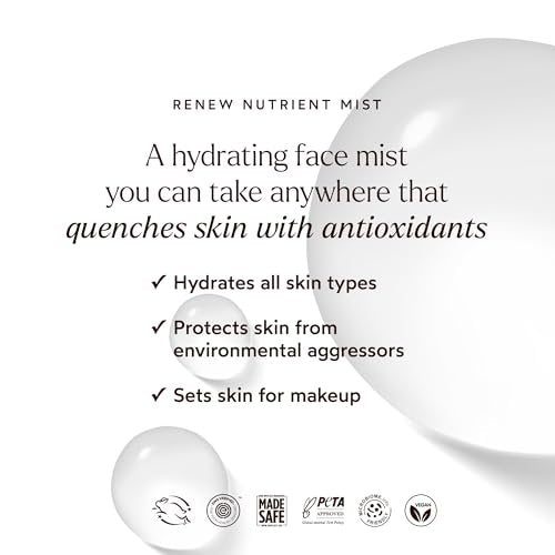 True Botanicals Renew Nutrient Mist | Deeply Hydrating & Refreshing Face Mist | Non-Toxic, Vegan, MADESAFE Certified | 1.7 oz Avelisse