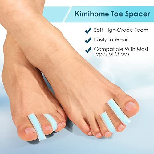 Kimihome 12 Pack Foam Toe Separators - Relieve Bunion Pain, Correct Overlapping Toes, Prevent Friction - görsel 4