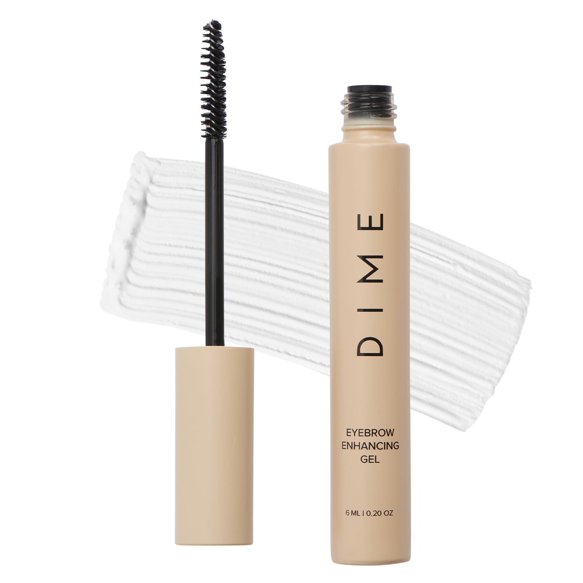 DIME Beauty Eyebrow Enhancing Gel - Clear Eyebrow Gel for Fuller, Thicker, Stronger Brows - 0.20 oz Avelisse