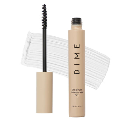 DIME Beauty Eyebrow Enhancing Gel - Clear Eyebrow Gel for Fuller, Thicker, Stronger Brows - 0.20 oz Avelisse