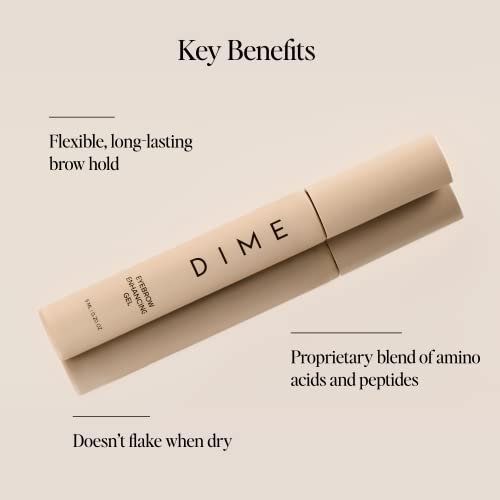 DIME Beauty Eyebrow Enhancing Gel - Clear Eyebrow Gel for Fuller, Thicker, Stronger Brows - 0.20 oz Avelisse