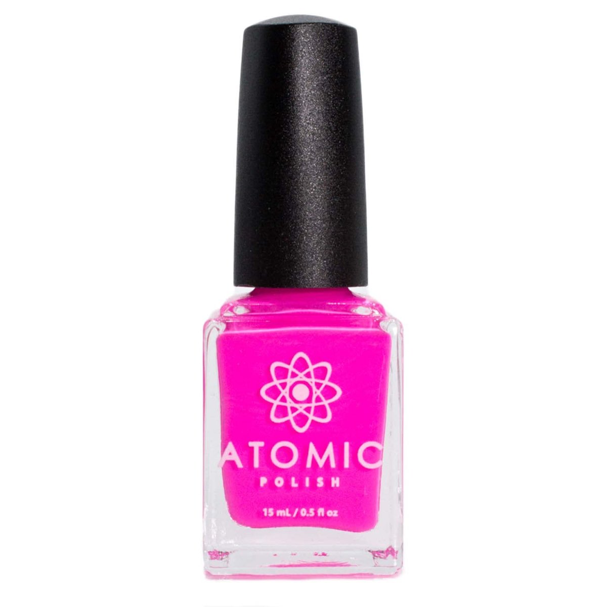Pastel Neon Hot Pink Nail Polish - 0.5 Fl Oz Glass Bottle Avelisse