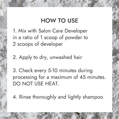 Salon Care Quick White Powder Lightener - 1 lb (450g) for Professional Hair Bleaching Avelisse