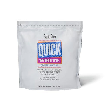Salon Care Quick White Powder Lightener - 1 lb (450g) for Professional Hair Bleaching Avelisse