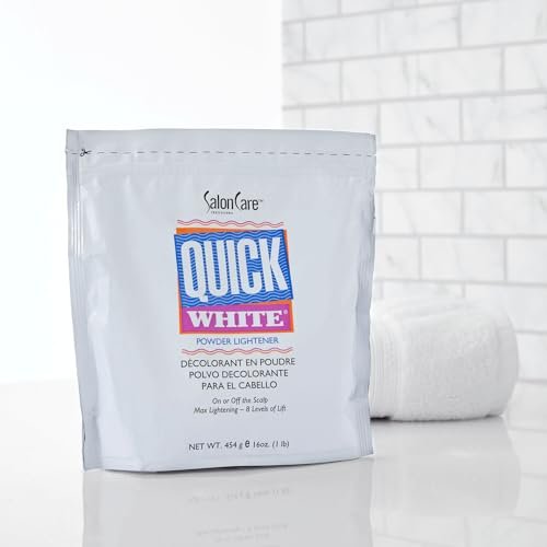 Salon Care Quick White Powder Lightener - 1 lb (450g) for Professional Hair Bleaching Avelisse