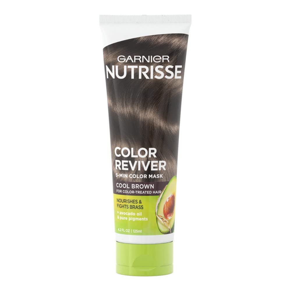 Garnier Nutrisse Cream Reviver for Colour-Treated Hair - Cool Brown - 125 ml - görsel 2