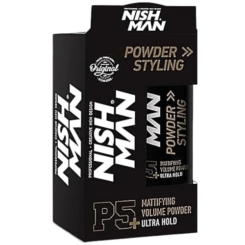 Nishman Hair Styling Powder Ultra Hold 20g (Pack of 3) – Root Lifting Powder for Fine Hair Avelisse