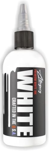 Allegory Premium White Tattoo Ink – 2 oz Vegan Friendly Organic Ink for Mixing, Shading & Highlighting, Made in USA Avelisse