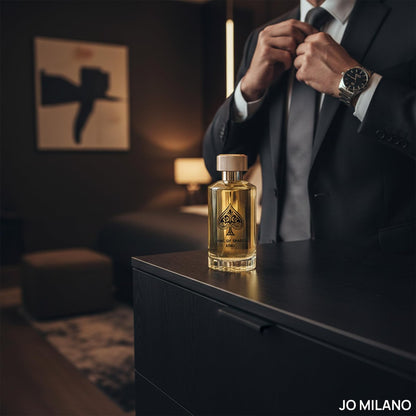 Jo Milano Game of Spades King Parfum Spray for Men - 3.4 oz (100ml) Long Lasting Vanilla, Amber, Citrus & White Musk Fragrance Avelisse