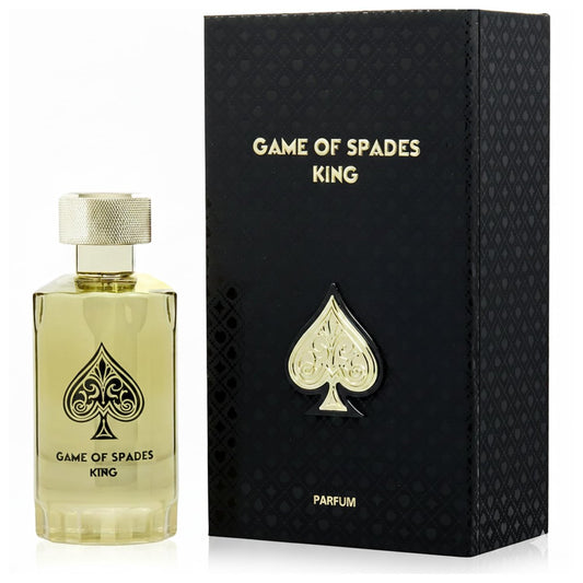 Jo Milano Game of Spades King Parfum Spray for Men - 3.4 oz (100ml) Long Lasting Vanilla, Amber, Citrus & White Musk Fragrance Avelisse
