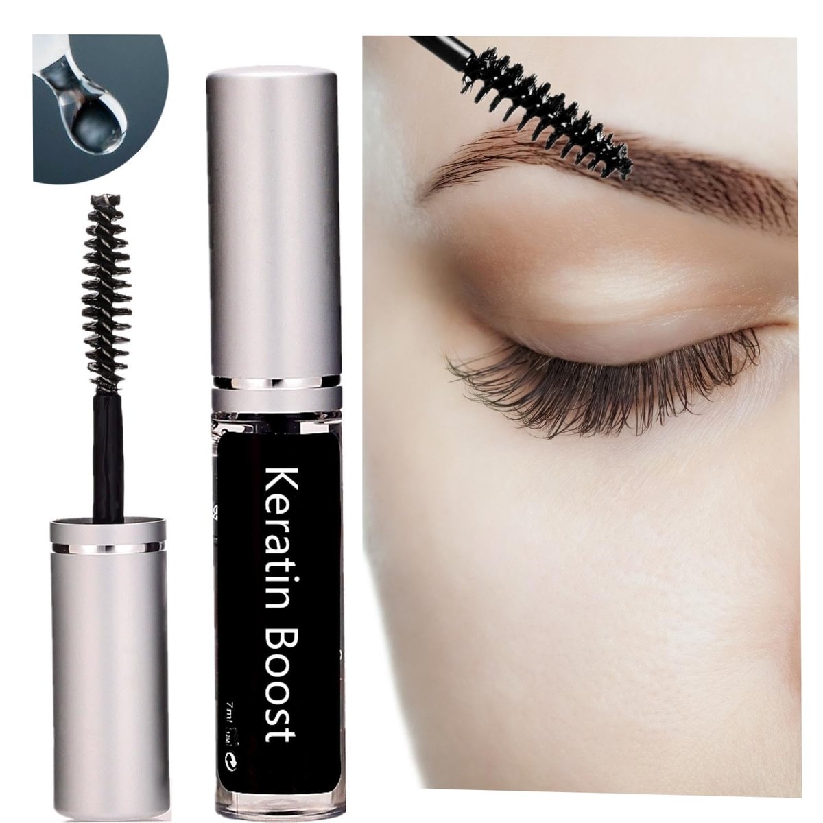 Lash Lift & Brow Lamination Aftercare Serum – 8-Week Keratin Care for Perm & Lift (7ml) - görsel 1