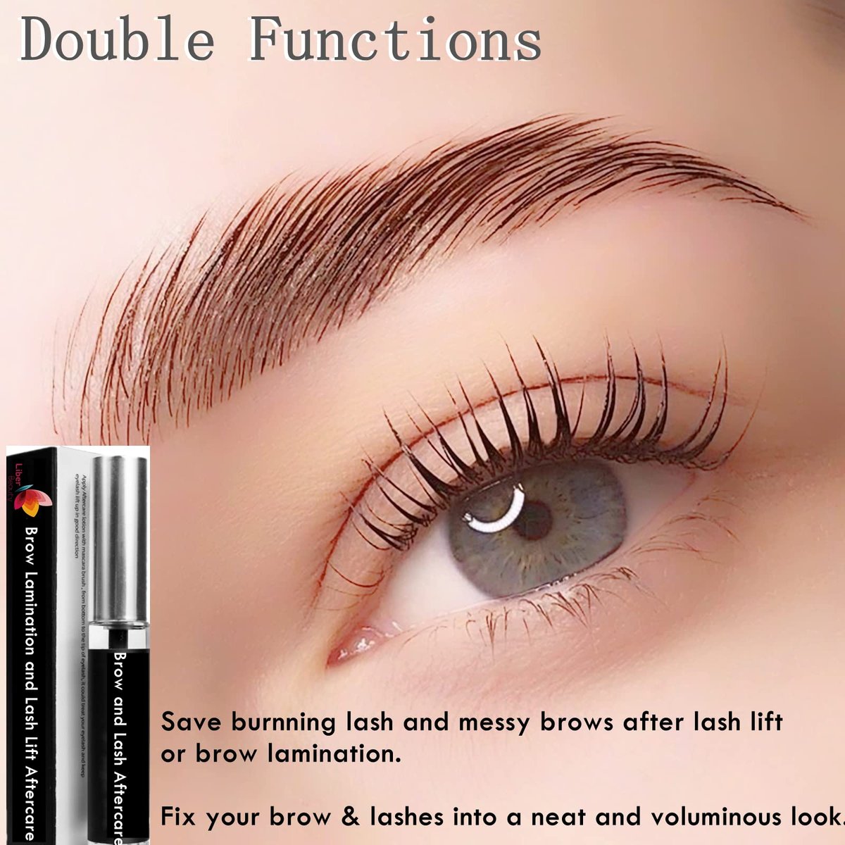 Lash Lift & Brow Lamination Aftercare Serum – 8-Week Keratin Care for Perm & Lift (7ml) - görsel 13