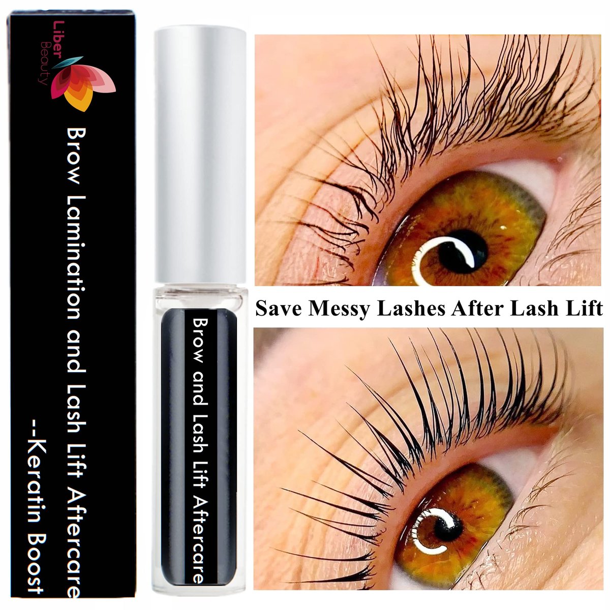 Lash Lift & Brow Lamination Aftercare Serum – 8-Week Keratin Care for Perm & Lift (7ml) - görsel 7