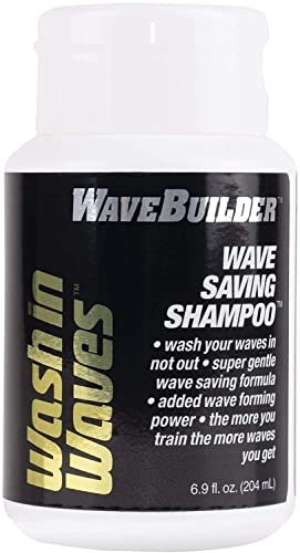 WAVEBUILDER Ultimate Bundle for 360 Waves – Cocoa & Shea Wave Butter, Pomade, Wash in Waves Shampoo, Brush in Waves, and Silky Durag (White, 5-Piece Set)