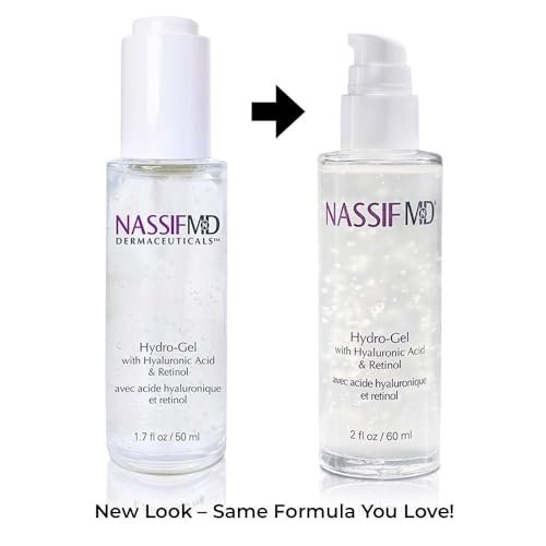 NassifMD Hydro-Gel with Hyaluronic Acid Moisturizer, Salicylic Acid Serum, Retinol Serum for Face - görsel 18